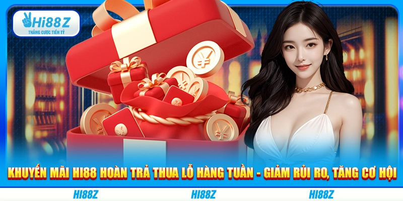Khuyến mãi Hi88 hoàn trả thua lỗ hàng tuần - Giảm rủi ro, tăng cơ hội