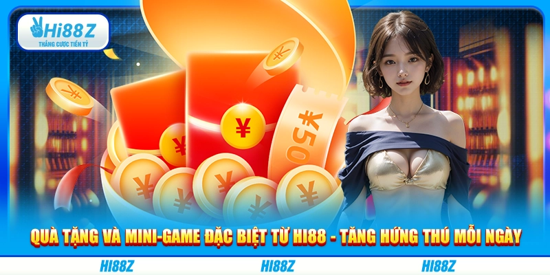 Quà tặng và mini-game đặc biệt từ Hi88 - Tăng hứng thú mỗi ngày