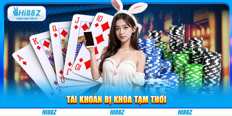 Tài khoản bị khóa tạm thời