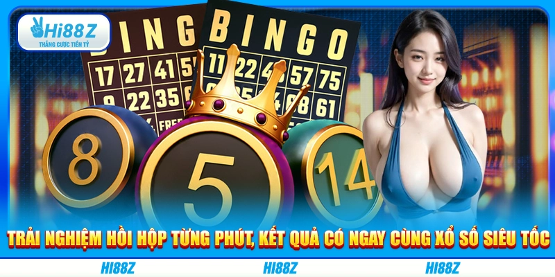 Trải nghiệm hồi hộp từng phút, kết quả có ngay cùng xổ số siêu tốc